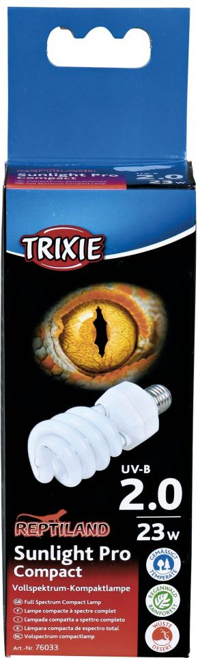 Lambë UV për terrarium Trixie Sunlight Pro Compact 2.0, Ø 60×152 mm, 23 W