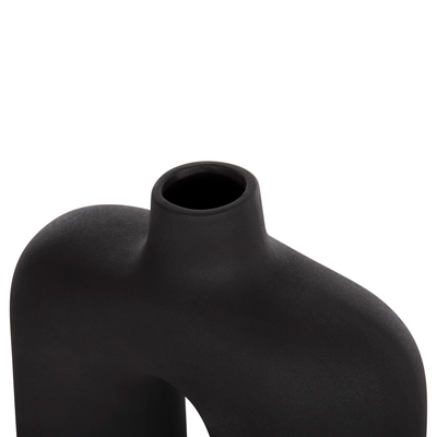Dekor tavoline qeramike Isil 27x9,5x22,5Hcm (HM4600.02), zezë