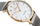 Ora dore G. Rossi 10771B-3B4, mekanizëm quartz, metalike argjend me rosegold, për goca