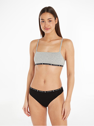 Mbathje për femra Calvin Klein CK96, 2 copë, të zeza/hirta