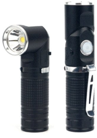 Druška PARTNERSITE LFR5R, USB полнење, ЛЕД, црна