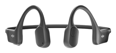 Kufje sportive Shokz OpenRun, bone conduction, Bluetooth, të zeza