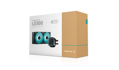 Ftohës me ujë Deepcool LE500 Marrs, 12 cm, i zi