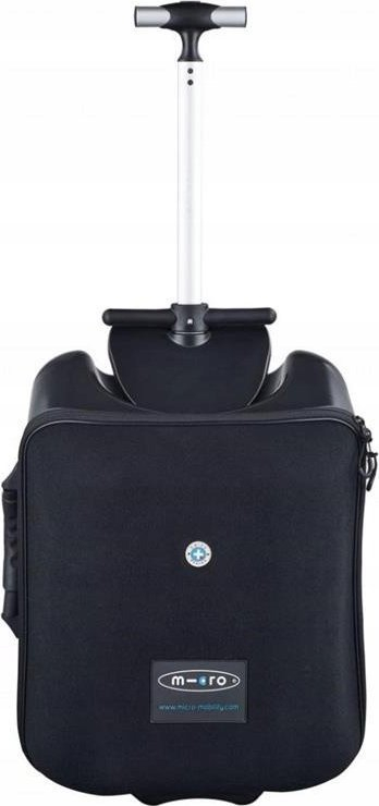 Valixhe udhëtimi për kalamaj Micro ML0013 Luggage Eazy, me sedilje, me rrota, e zezë