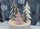 Stolinë dekorative Saska Christmas Decoration, porcelan, 12.5cm, jeshile me perlë