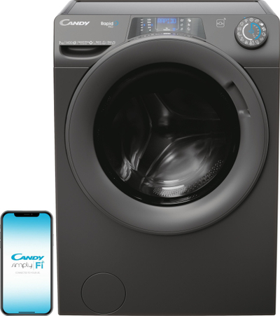 Lavatriçe Candy Rapido Pro RP4 476BWMRR/1 S, 7kg, 1400rpm, antracit