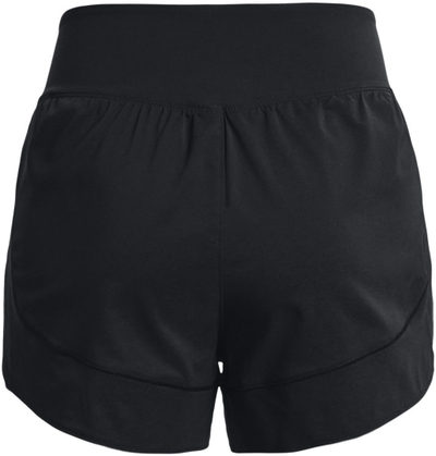 Спортски шорц Under Armour Flex Woven 2 in 1 за жени, внатрешна компресија, UA Storm, црни