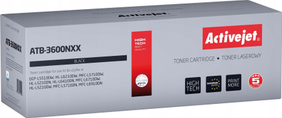 Toneri Activejet ATB-3600NXX, për Brother TN3600XXL, Supreme, 11000 faqe, i zi