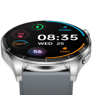 Orë smart për meshkuj Forever Grand SW-710 SMAWAGSW710FOSI, e argjendtë