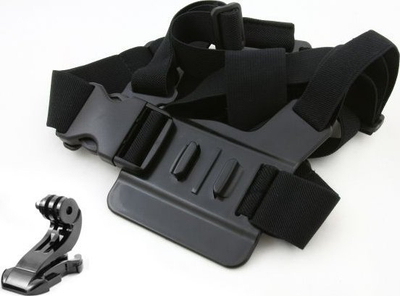 Parzmore gjoksi për kamera sportive XREC Harness Chest Mount, për GoPro Hero 6 5 4 3+ 3, e rregullueshme, e zezë
