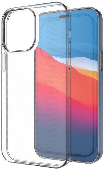 Këllëf telefoni Ultra Clear, iPhone 14 Pro Max, xhel TPU, transparent