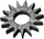 Set rrota frezimi Flex HM 366501, 12 copë, karbid, gri
