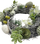 Kurorë dekorative Saska Gift and Decor, Pashkë me vezë, 24cm, bardh e gjelbër
