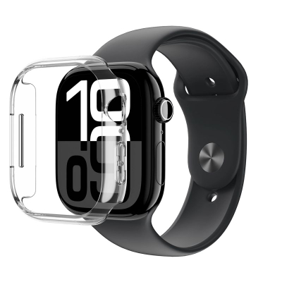 Навлака AmazingThing Minimal Case за Apple Watch 42mm, издржлив PC, проѕирна