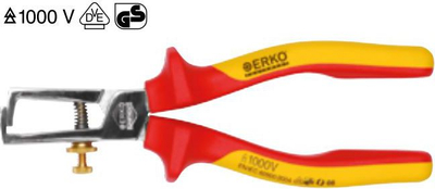 Pinca zhveshëse izolimi Erko SI 10S, 10 mm², 160 mm, kuqe verdhë