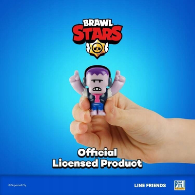 Set figurina Brawl Stars P.M.I. Kids World S1, 8 copë, deluxe box, shumëngjyrëshe