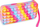 Penar EASY S-3, silikon, mbyllje me zinxhir, ngjyra pastel