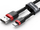 Kabllo Baseus USB Kevlar USB Lightning iPhone, 2.4A, 1m, e kuqe