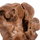 Dekor dyshemeje CLEMOR HM18301, dru teak, diametër 40cm, natyral