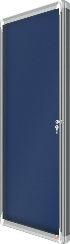 Vitrinë e brendshme Nobo Premium Plus 1902556, 9 x A4, sfond blu, alumin