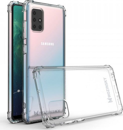 Maskë telefoni Wozinsky Anti Shock për Samsung Galaxy M51, xhel TPU, transparente