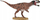 Figurinë dinosaur Collecta Ceratosaurus Deluxe, 26 cm, nofull që lëviz, shumëngjyrëshe