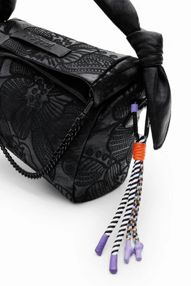 Çantë dore për femra Desigual Bag Alpha Loverty 3.0, e zezë