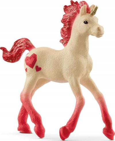 Figurinë njëbrirësh Schleich Bayala Ruby, Series 6, krem e kuqe
