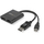 Ndarës video MSTDP122DP, DisplayPort në 2x DisplayPort, 4K 30Hz, i zi