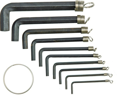 Set çelësa Vorel, 1.5-10mm, 10 copë
