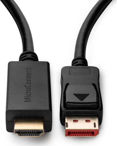 Kabllo MicroConnect DisplayPort në HDMI MC-DP-HDMI-5004K, 5m, 4K, e zezë