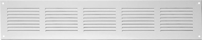 Rrjetë ventilimi metalike Europlast, 500x100mm, e bardhë