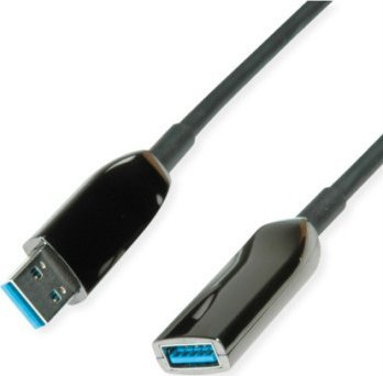 Kabllo USB Roline 3.2 Gen 1 Active Repeater AOC, 15m, i zi
