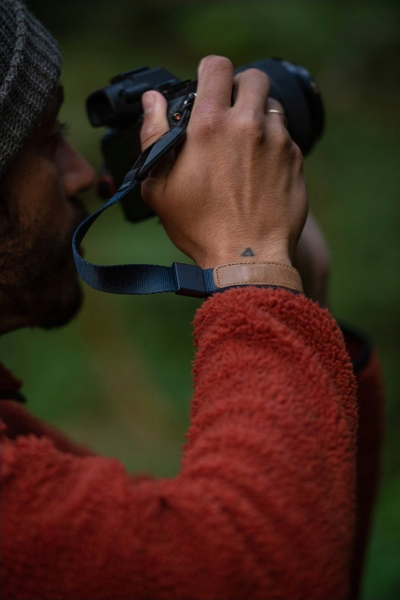 Rrip dore për aparat Peak Design Cuff, universal, Midnight, blu e errët