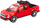 Set lodrash makina off road, xhip me rimorkio, makinë sportive, 59cm, e kuqe dhe e zezë