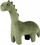 Stol për kalamaj BRONTOSAUR Velvet Animal, si dinozaur, velvet, i gjelbër