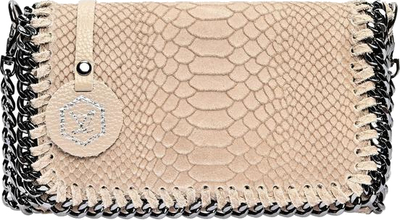 Çantë crossbody për femra Luisa Vannini, lëkurë natyrale, me rrip shpatulle, e zezë
