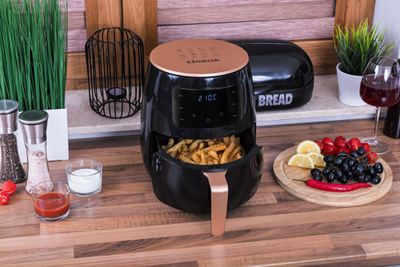 Fritezë ajri Linbox Air Fryer 4.5L, 1400W, e kuqe