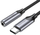 Adapter audio Vention Type C në 3.5mm, me komandë te kablli, gri