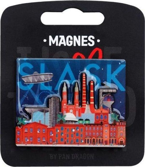 Magnet suvenir I Love Poland Silesia, ILP MAG C KAT 19, shumëngjyrësh