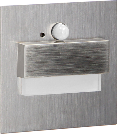 Dritë shkalle Adviti Traco LED AD OS 6165, me sensor lëvizje, 4000K, inox argjendi