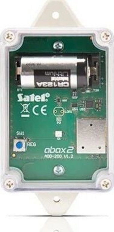 Detektor pa tela muzgut dhe temperaturës Satel ADD-200 ABAX2, IP65, brez 868 MHz, gri