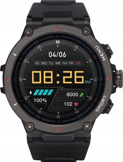 Orë e zgjuar sportive Garett GRS Pro, Bluetooth, e zezë
