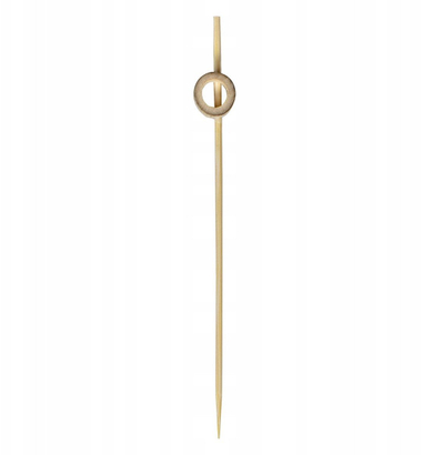 Шпаги од бамбус за finger food Verlo, 12cm, 100 парчиња, натурален