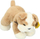 Lodër pelushi Sunkid, qen bulldog, 30 cm, bezhë