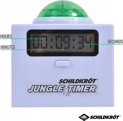 Kronometër SCHILDKROT Slackers Red Button Ninja Timer, ekran digjital, me sinjal zanor, i kuq