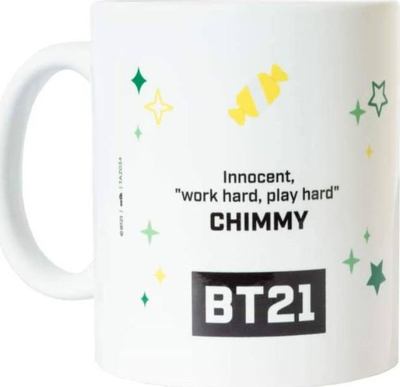 Filxhan Line Friends BT21, qeramik 300ml, me figura, shumëngjyrësh