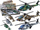 Helikopter lodër LEAN Toys Military Helicopter, metal plastike, dritë dhe tinguj, kamuflazh
