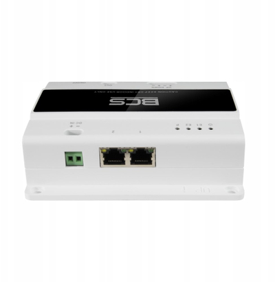 Adapter IP BCS ADIP-III, për wideodomofon 2 përçorësh, për ndërtesa shumëfamiljare, i bardhë
