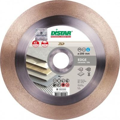 Disk sharrë diamant Distar Edge 1A1R, 250mm, për pllaka qeramike